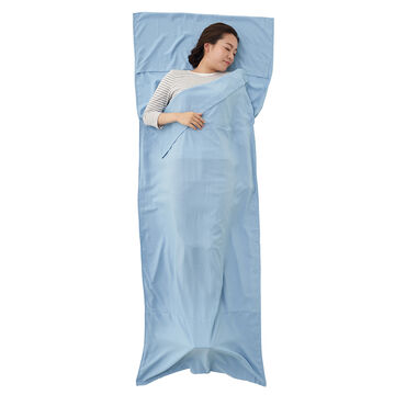 Antimicrobial/Odor-resistant Silk Inner Sleeping Bag,Charcoal, small image number 9