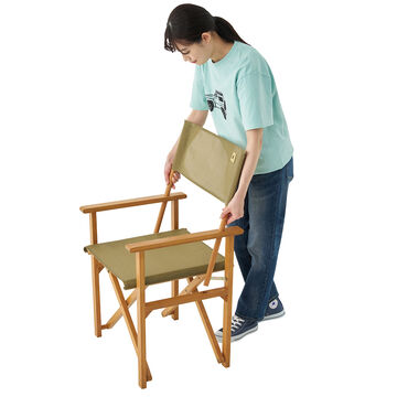 LOGOS Smart Garden Wooden Director's Chair,, small image number 4