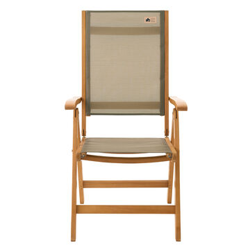 LOGOS Smart Garden Wood Reclining Chair,, small image number 1