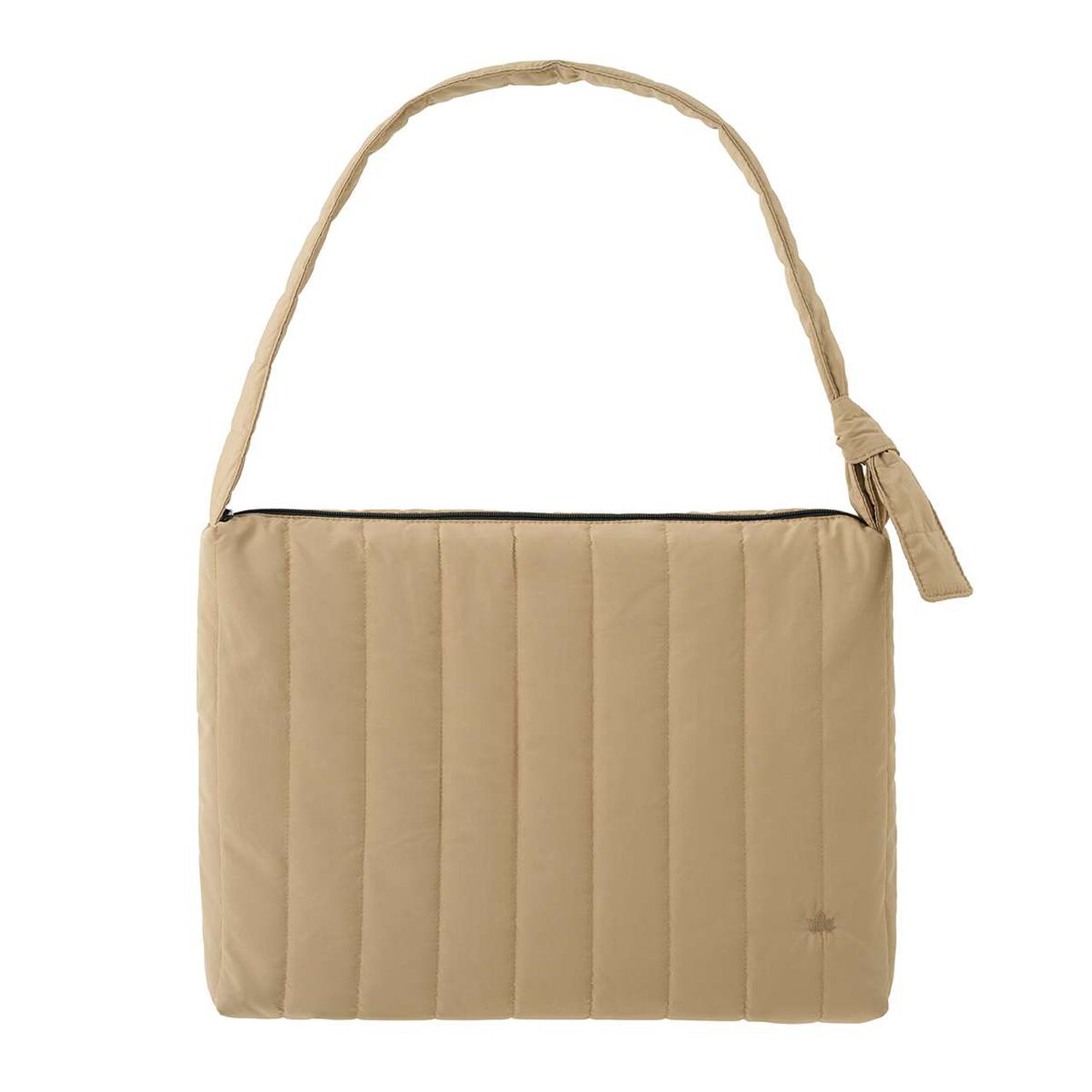 LOGOS Newspaper Quilt Bag - Beige,Khaki, large image number 2