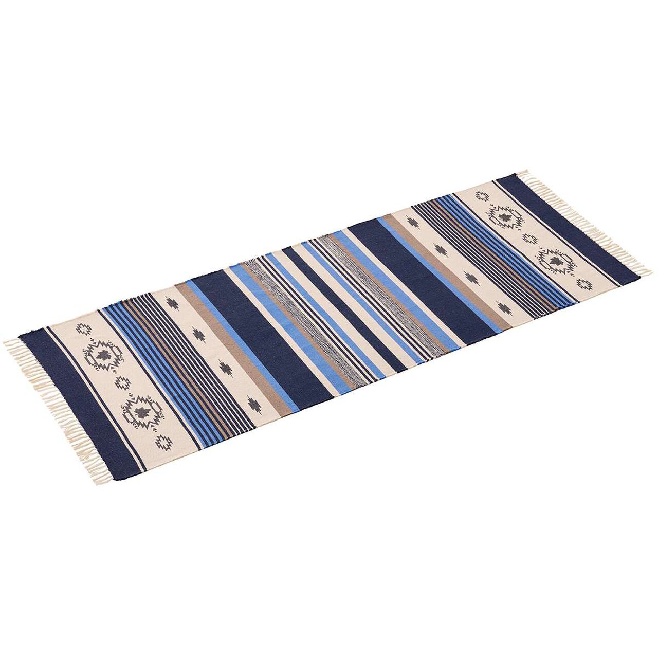 LOGOS Cotton Rug [240x90cm],Blue, large image number 2