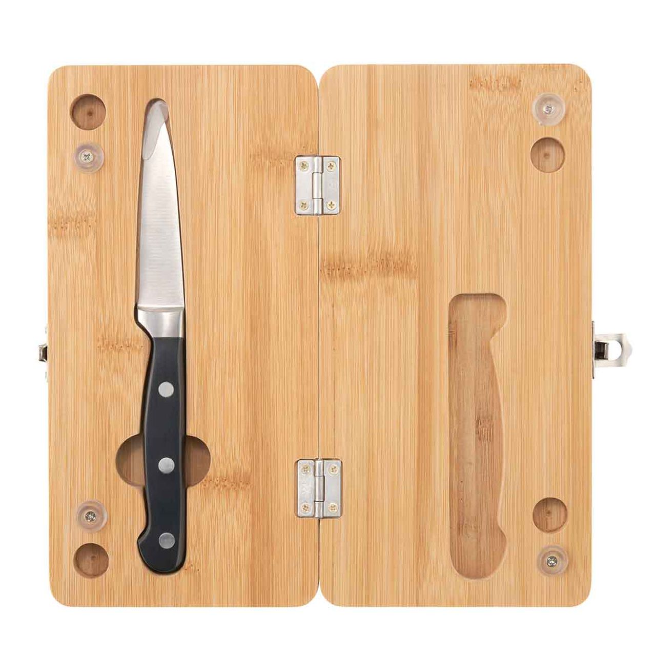 Bamboo Knife & Cutting Board Set,, large image number 1