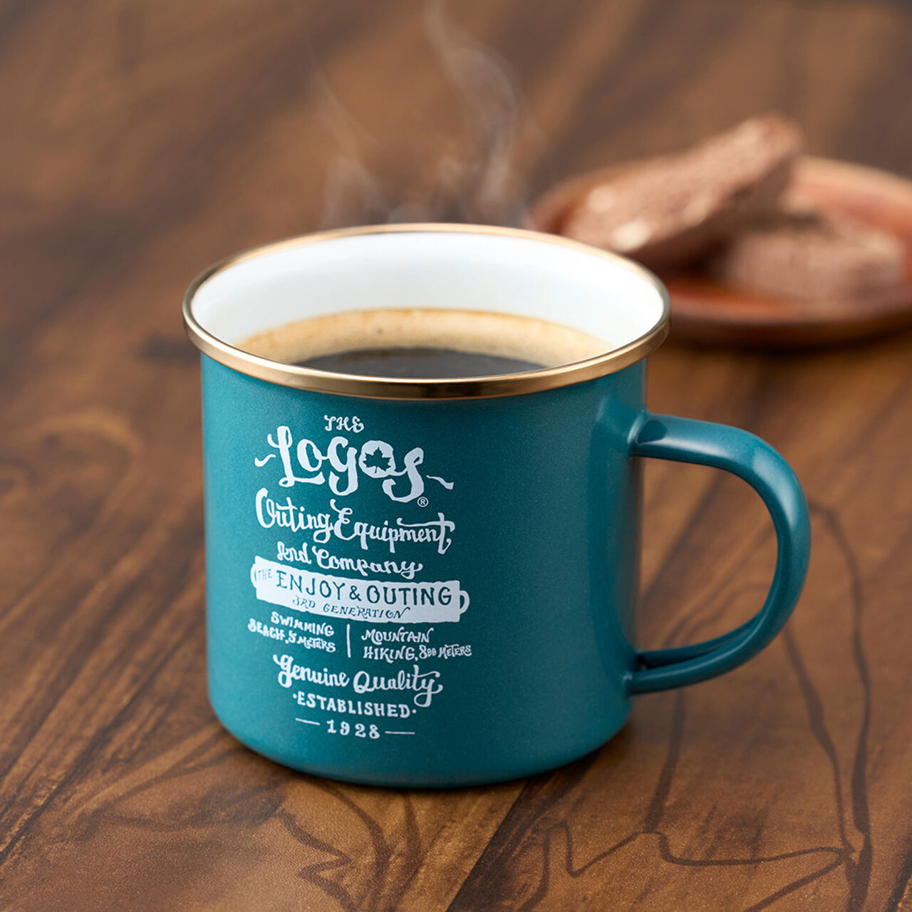 LOGOS Classico Enameled Mug,Blue, large image number 2