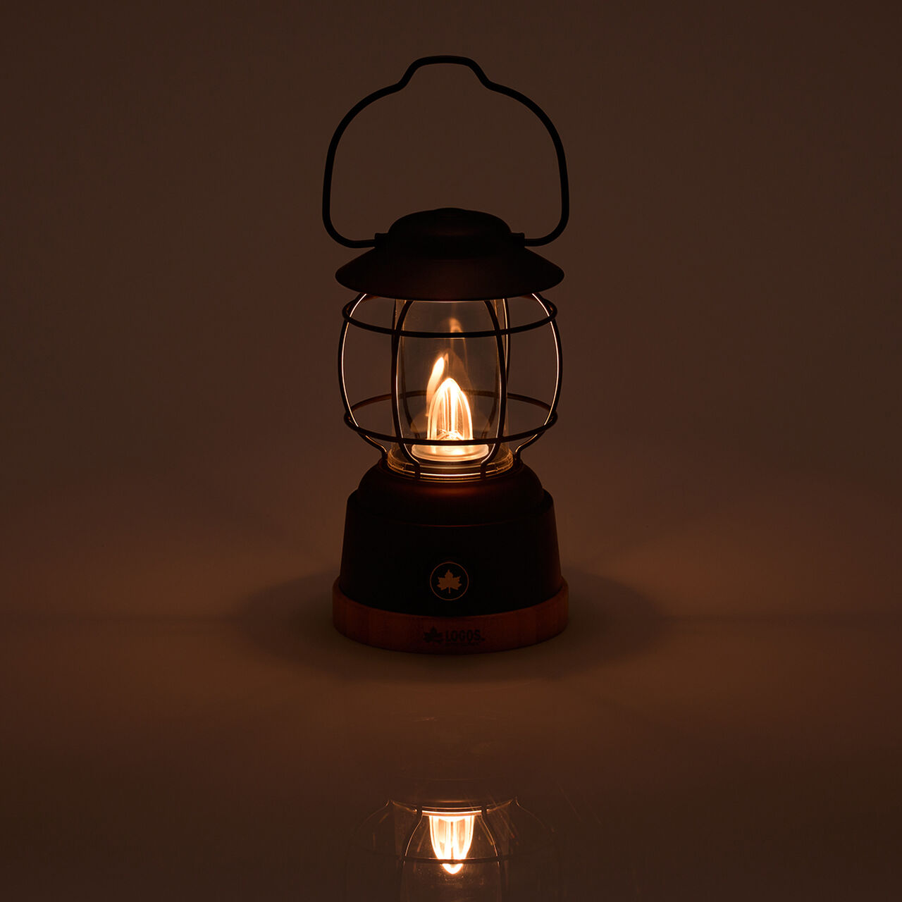 Bamboo Flickering LED Lantern image number 4