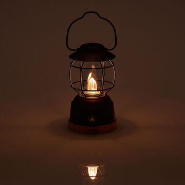 Bamboo Flickering LED Lantern image number 4