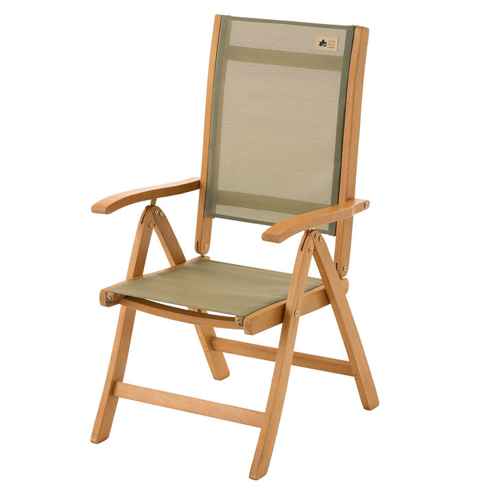 LOGOS Smart Garden Wood Reclining Chair,, medium