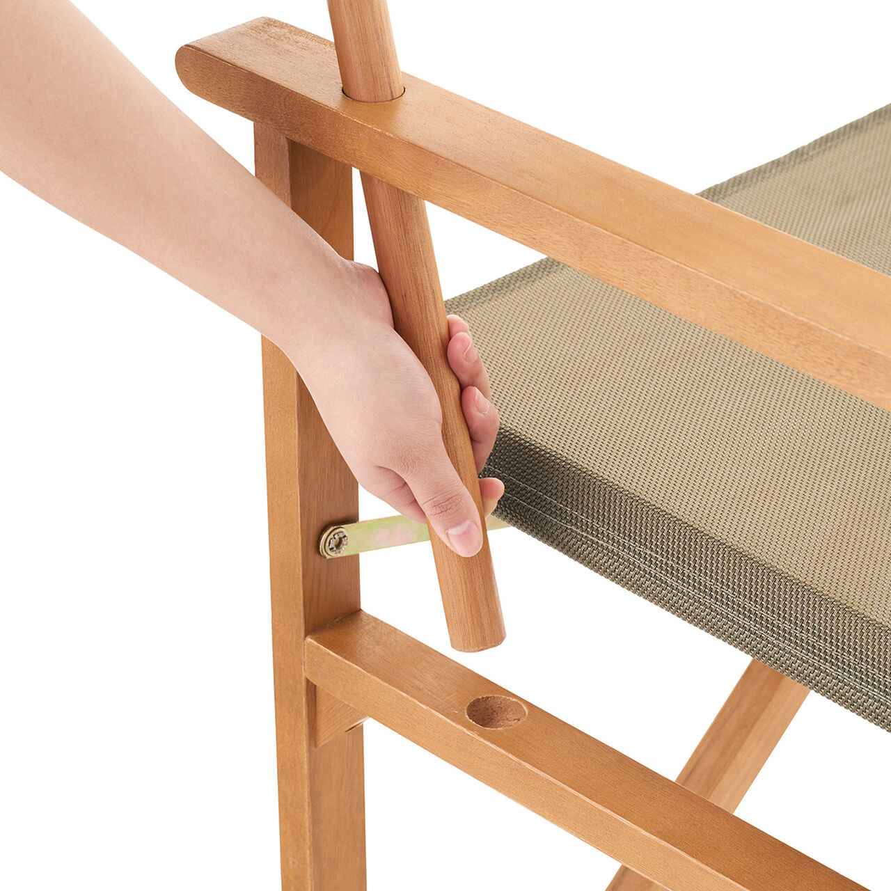 LOGOS Smart Garden Wooden Director's Chair,, large image number 6