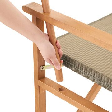 LOGOS Smart Garden Wooden Director's Chair,, small image number 6