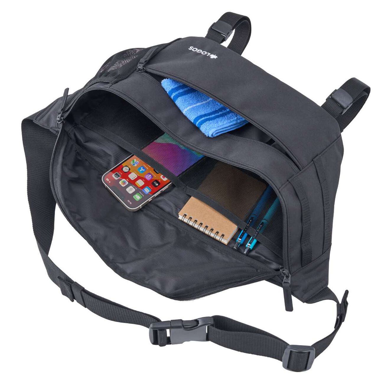 LOGOS Messenger Luggage Bag - Beige,Khaki, large image number 8