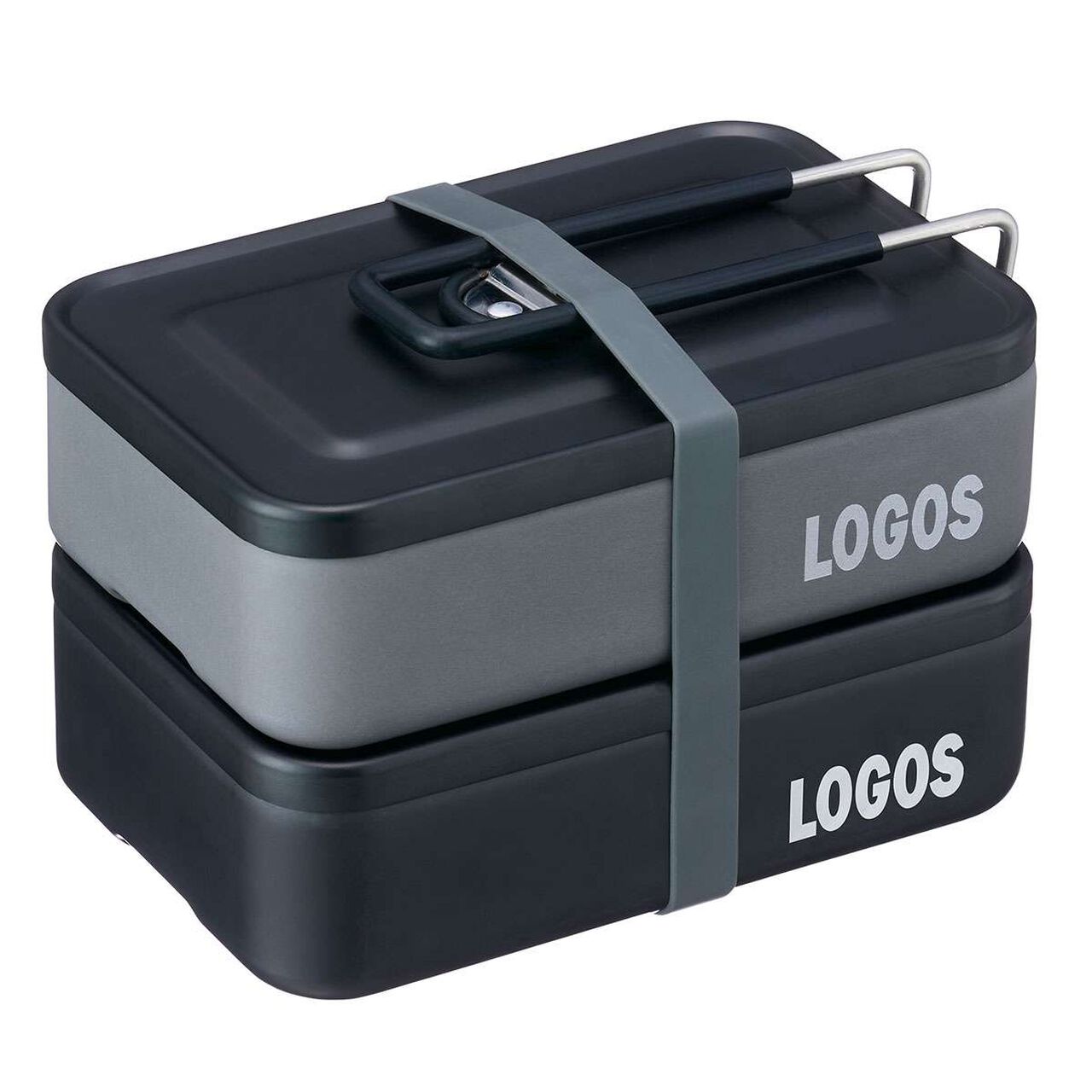 LOGOS Stack Mess Kit & Metal Case Set,, large image number 0