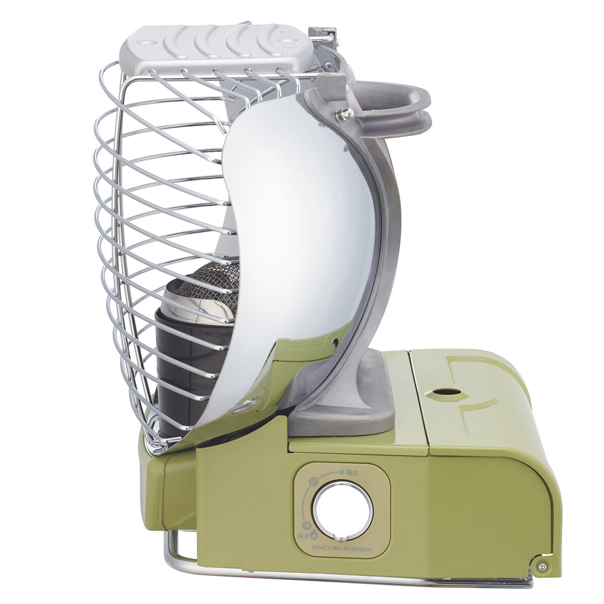 LOGOS × SENGOKU ALADDIN Portable Gas Stove Silver Queen