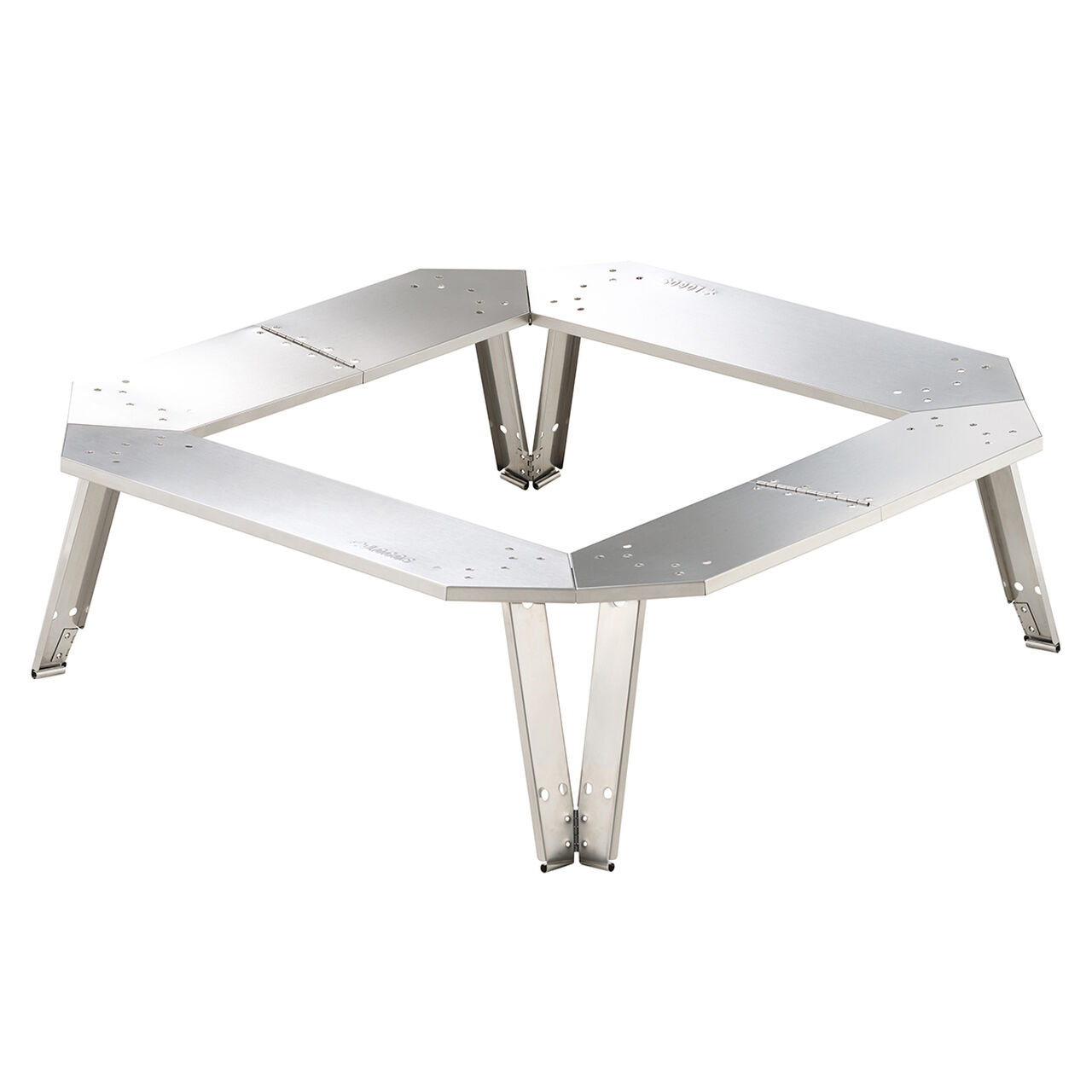 Easy Stainless Fire Pit Table,, large image number 1