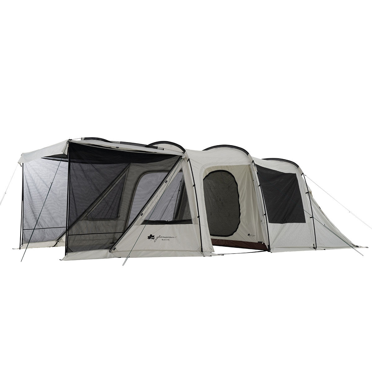 My Shop LOGOS グランベーシック3ルームWXL-BB グランベーシック 3ルームトンネルドーム WXL-BB|ギア|テント|3