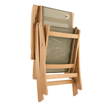 LOGOS Smart Garden Wood Reclining Chair,, small image number 3