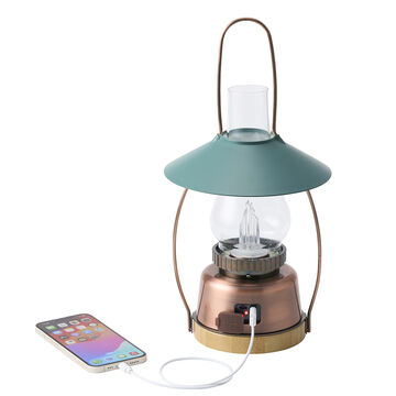 Bamboo Flicker Classic Lodge Lantern - BE,, small image number 1