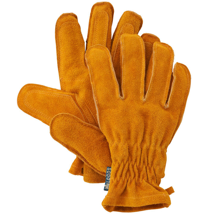 BBQ Heat Resistant Leather Glove L,, medium