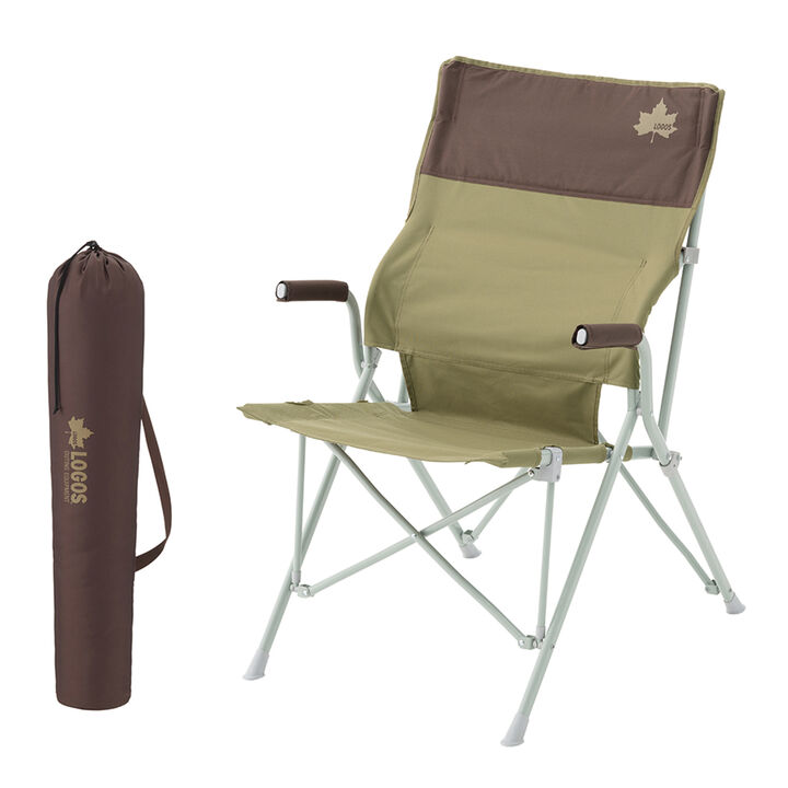 LOGOS Life Back Hold Chair (Brown)