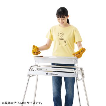 LOGOS LAND MOVABLE TABLE BBQ with Waterproof Cover,, small image number 6