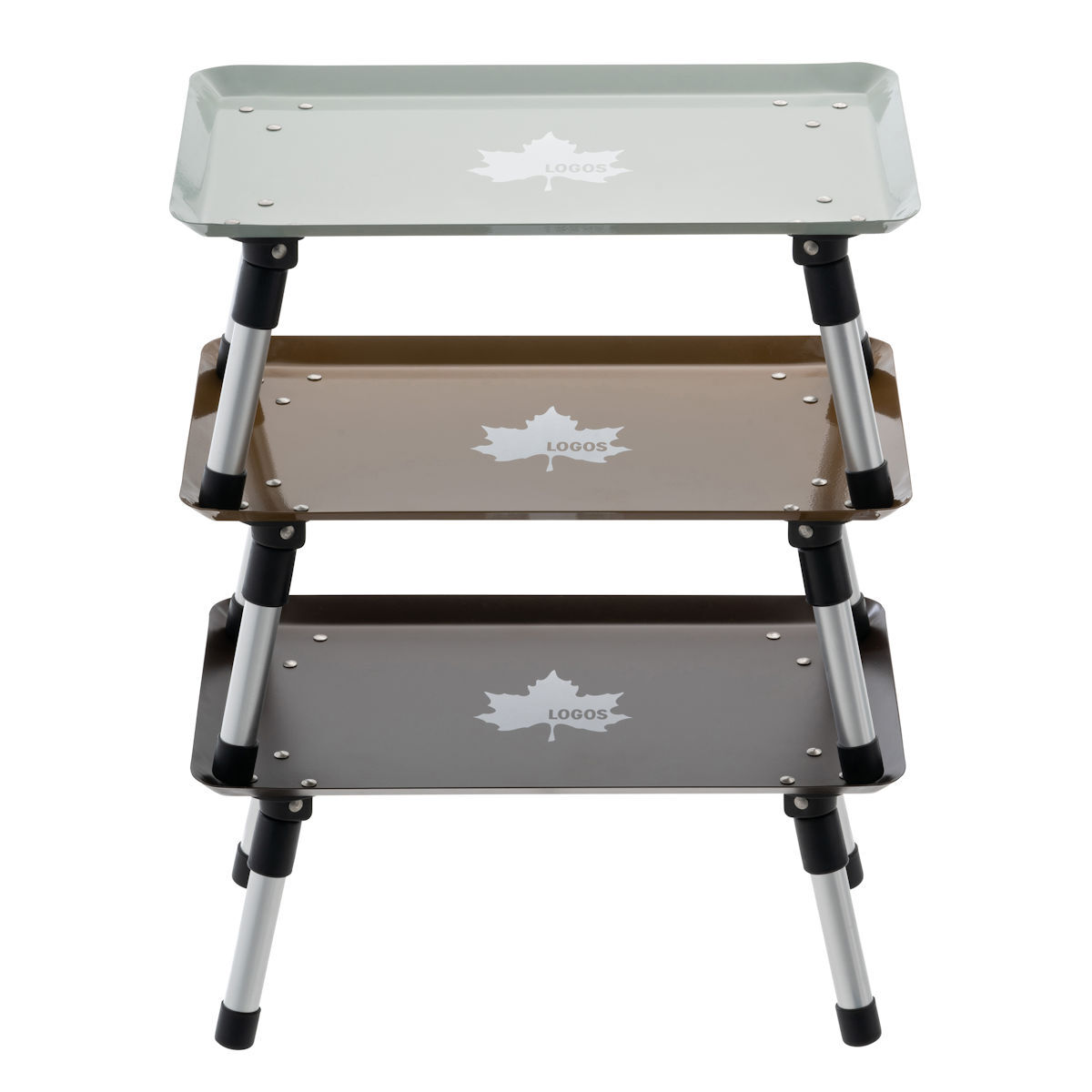 テーブル・チェア・ハンモック UNDEFEATED x LOGOS TOUGH TABLE Stacked Color Tough Table
