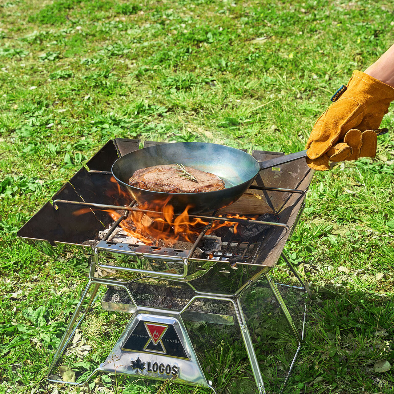 LOGOS Iron Craftsman Bonfire Pan 24 image number 4