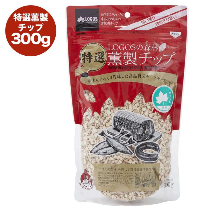 LOGOS Forest Premium Smoked Chips 300g (Maple),, medium