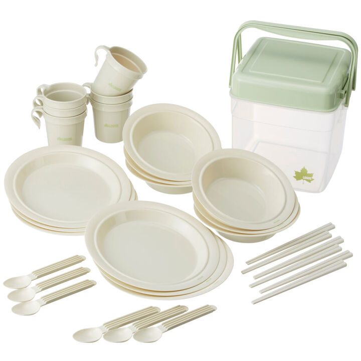 Dinner Set with Chopsticks (for 6)