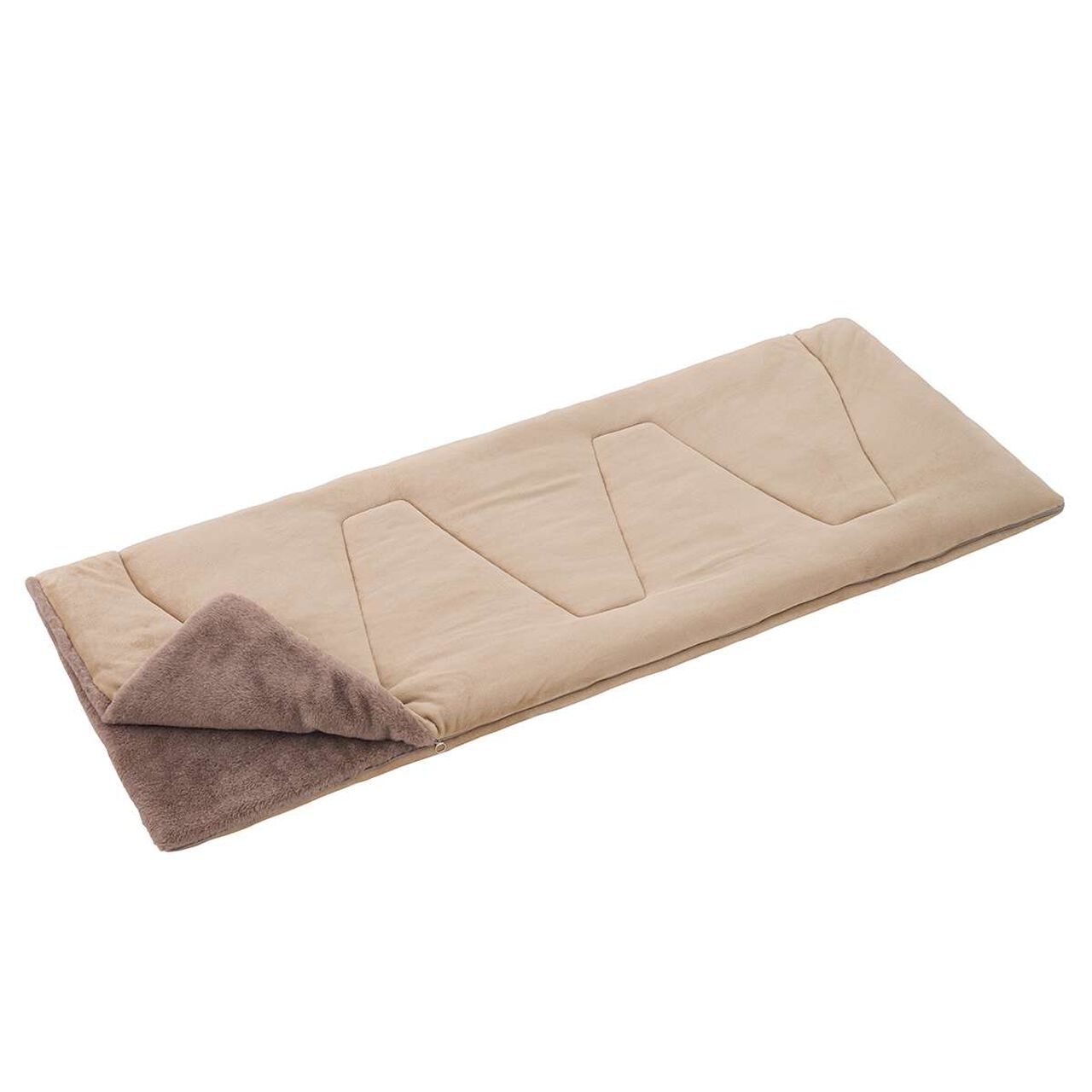 Washable Rabbit Fur Touch Sleeping Bag - 0°C,, large image number 3