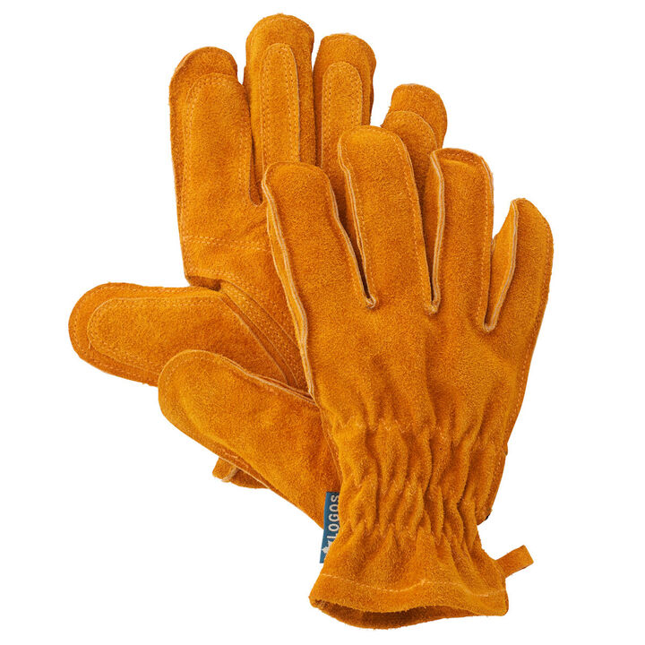 BBQ Heat Resistant Leather Glove M,, medium