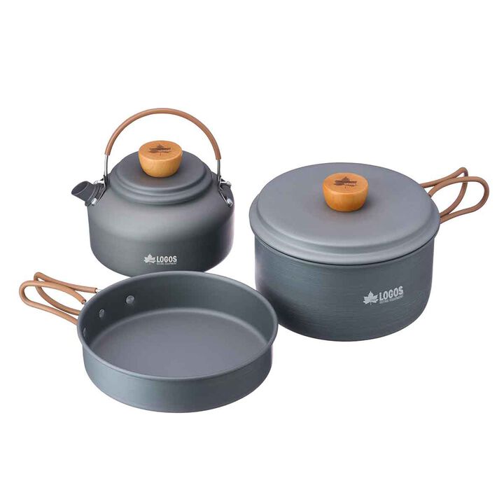 LOGOS Cooker & Kettle Set