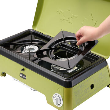 LOGOS × SENGOKU ALADDIN Portable 2-Burner Gas Stove,, small image number 1