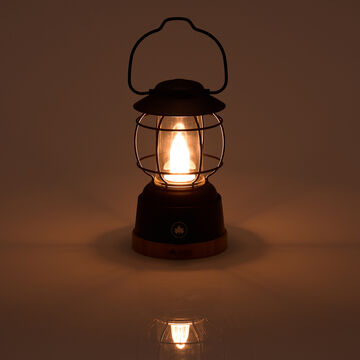 Bamboo Flickering LED Lantern image number 3