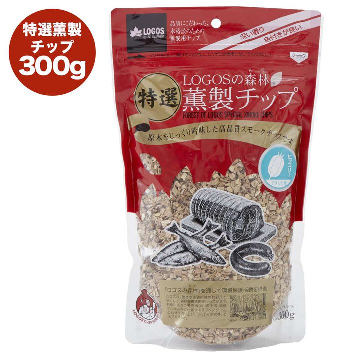 LOGOS Premium Hickory Smoking Chips 300g,, medium