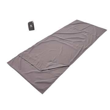 Antimicrobial/Odor-resistant Silk Inner Sleeping Bag,Charcoal, small image number 0