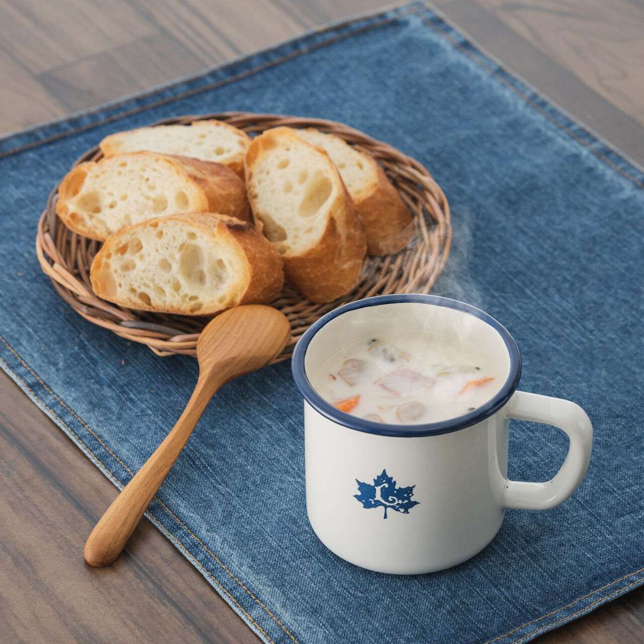 Rally Enamel Soup Mug,, large image number 2