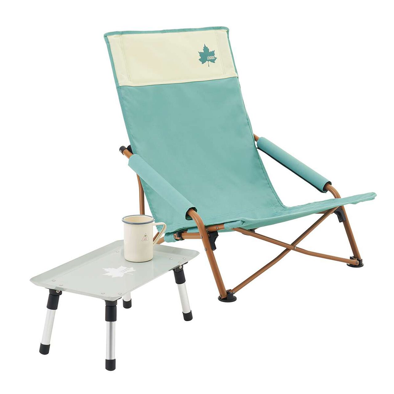 LOGOS Life Agura Chair (Colorful Logos),Blue, large image number 7