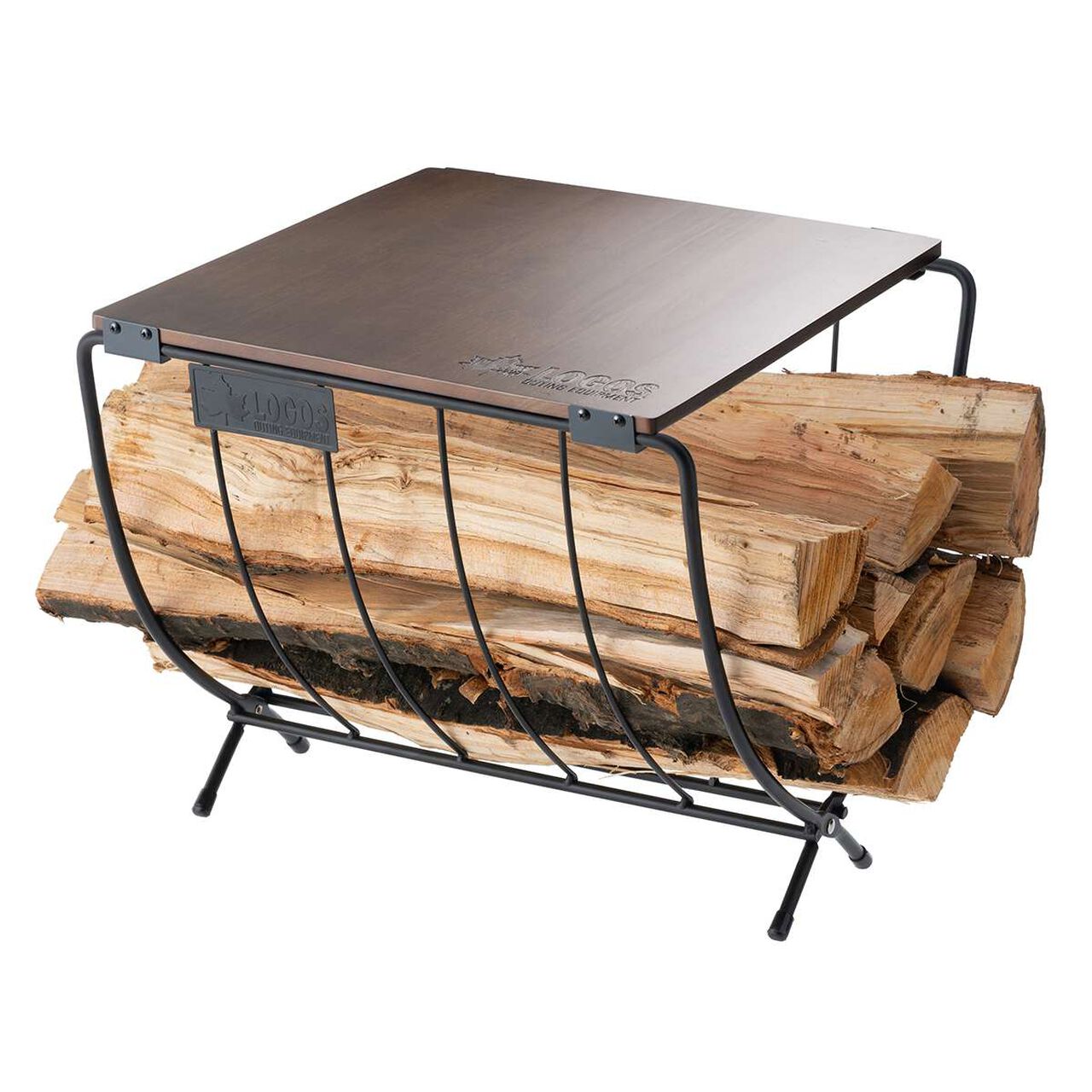 Wide Firewood Rack Wood Table,, large image number 1