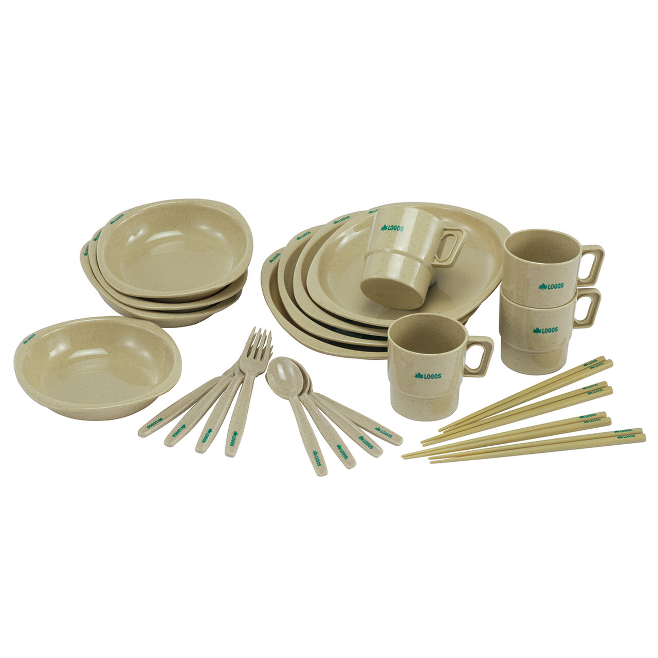 Dinner Set with Chopsticks (for 4) image number 0