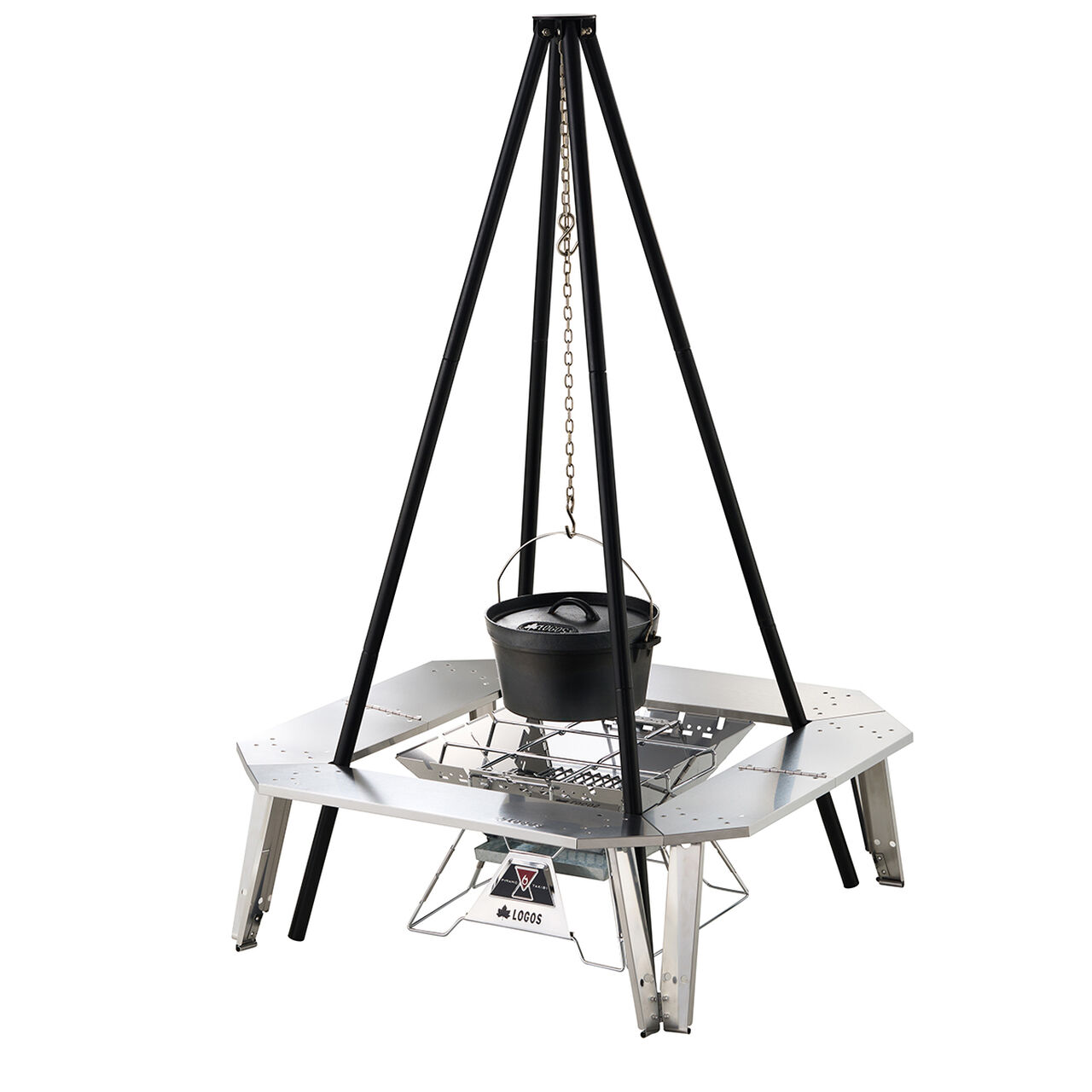 Easy Stainless Fire Pit Table,, large image number 4