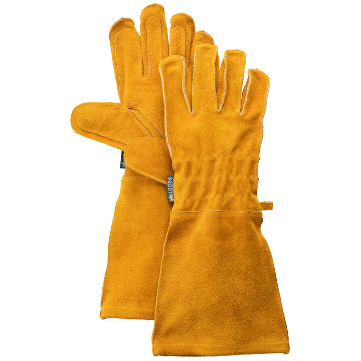 Bonfire Long Non-flam Heat Resistant Leather Gloves PRO-L,, medium
