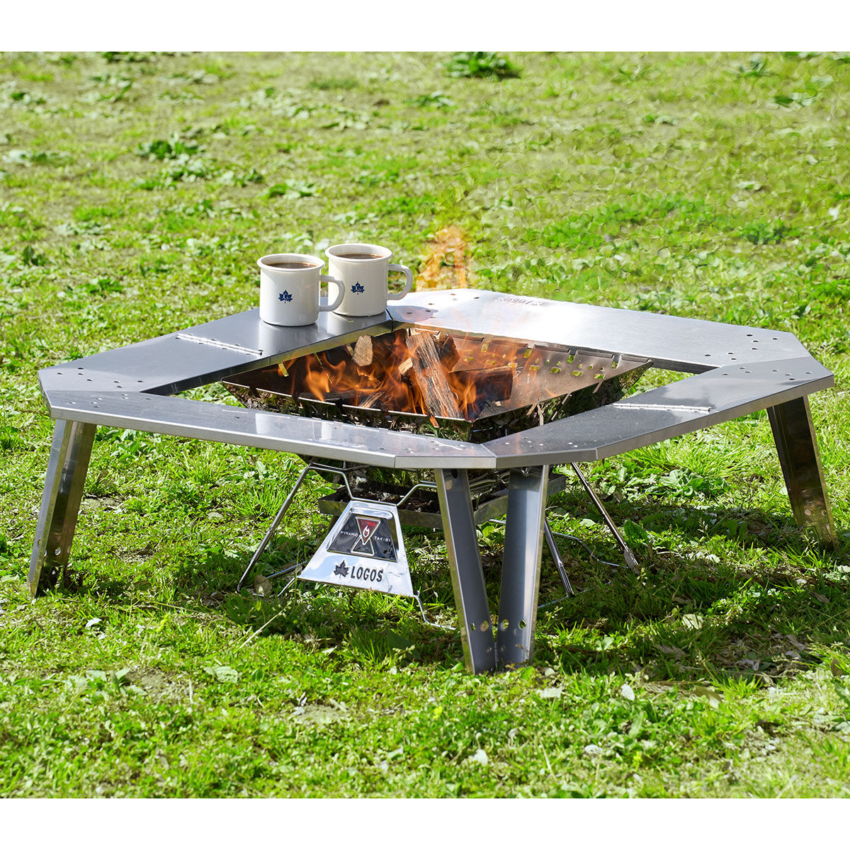 Easy Stainless Fire Pit Table
