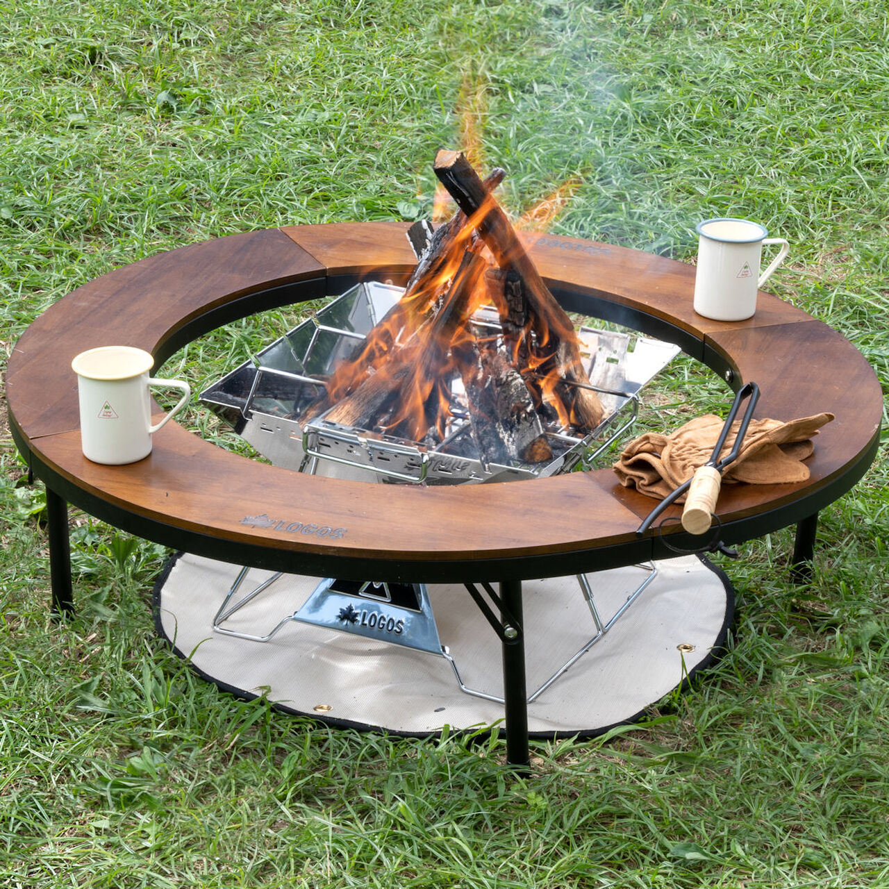 Fire Pit Circle Table L Fireproof & Heat-insulating Sheet image number 5