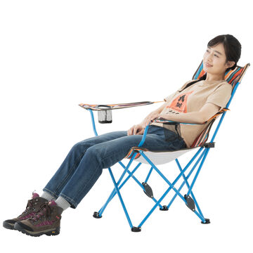 ROSY Recliner Chair-BB (Orange Stripe),, small image number 11