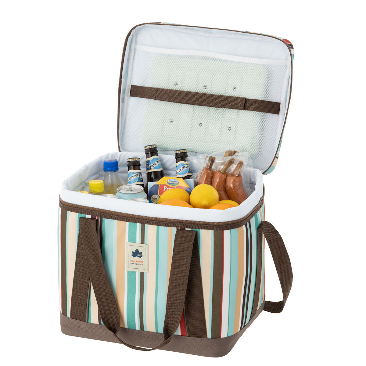 Subzero Pack Antimicrobial Design Cooler L (Blue Stripe)